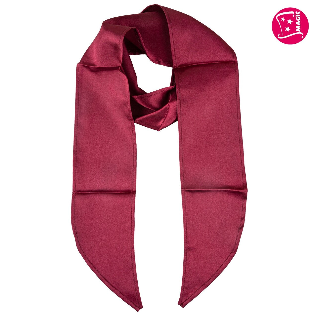 Op deze afbeelding zie je een Accessoires, van het merk Magic By Freddy's. Satijnen Sjaaltjes Bordeaux Rood 6 Stuks