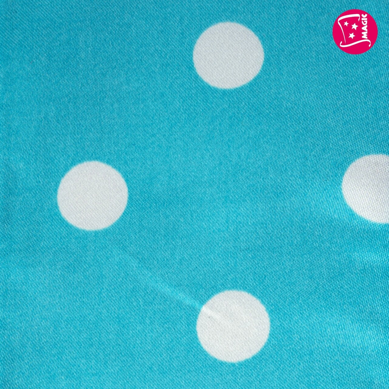 Op deze afbeelding zie je een Accessoires, van het merk Magic By Freddy's. Satijnen Blauw Met Stippen 6 Stuks