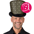Hoge Glitter Hoed Quincy Quizmaster