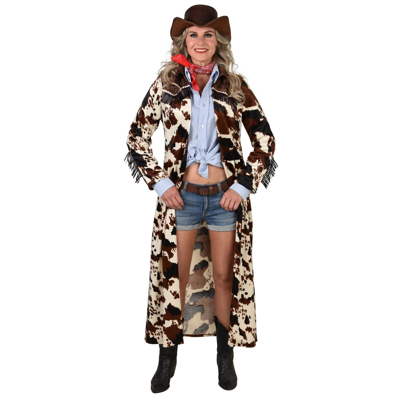 Op deze afbeelding zie je een Kostuums, van het merk Magic By Freddy's. Cowgirl Momma Horsepower Vrouw