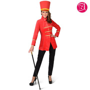Op deze afbeelding zie je een Kostuums, van het merk Magic By Freddy's. Jas Lift Girl Nicky Red Vrouw