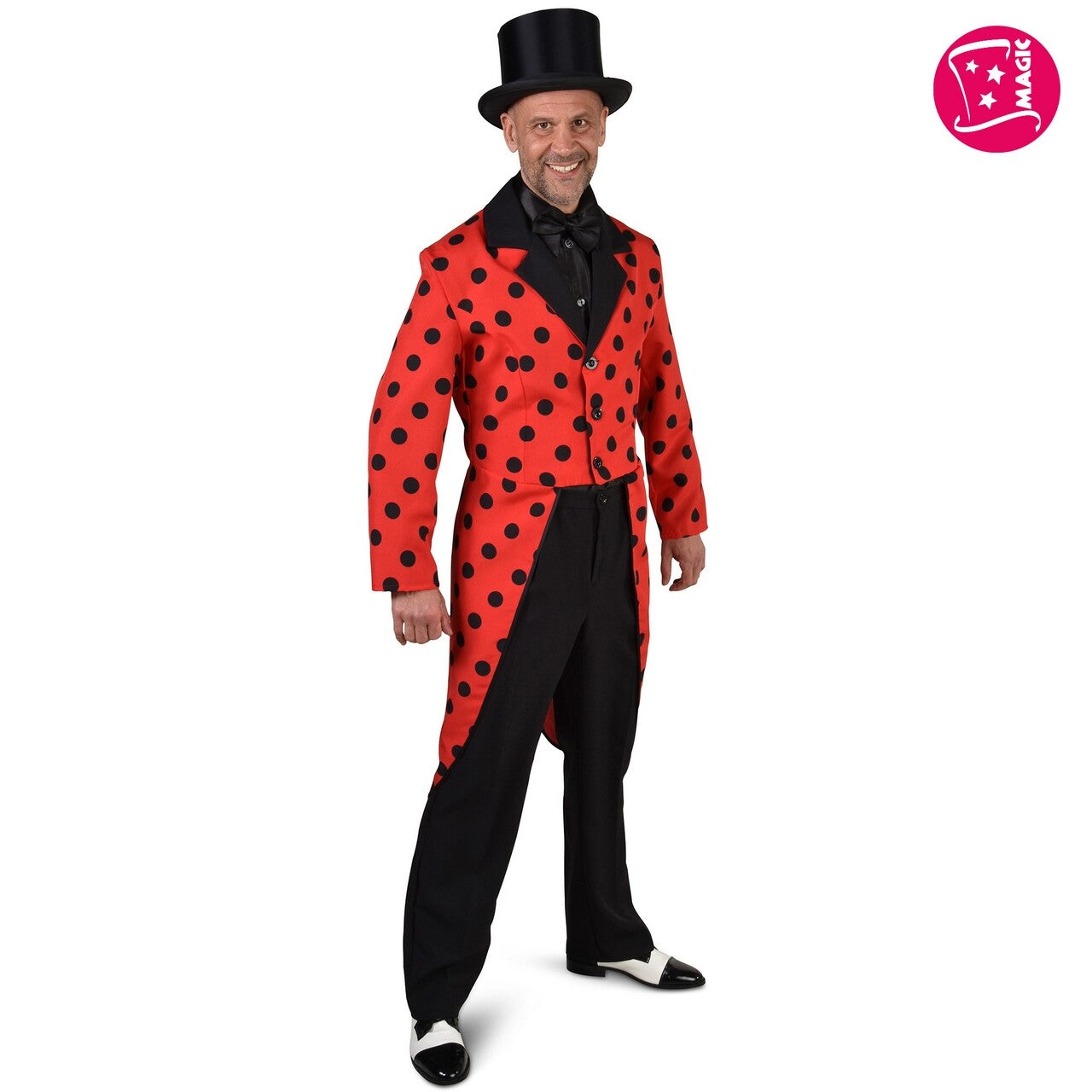 Op deze afbeelding zie je een Kostuums, van het merk Magic By Freddy's. Stippen Bug Bert Man