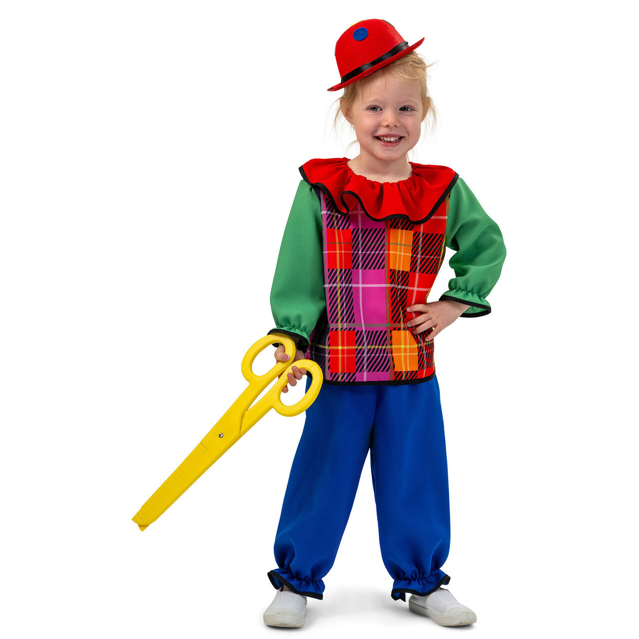 Op deze afbeelding zie je een Kostuums, van het merk Magic By Freddy's. Lollige Clown Lola Meisje Kostuum