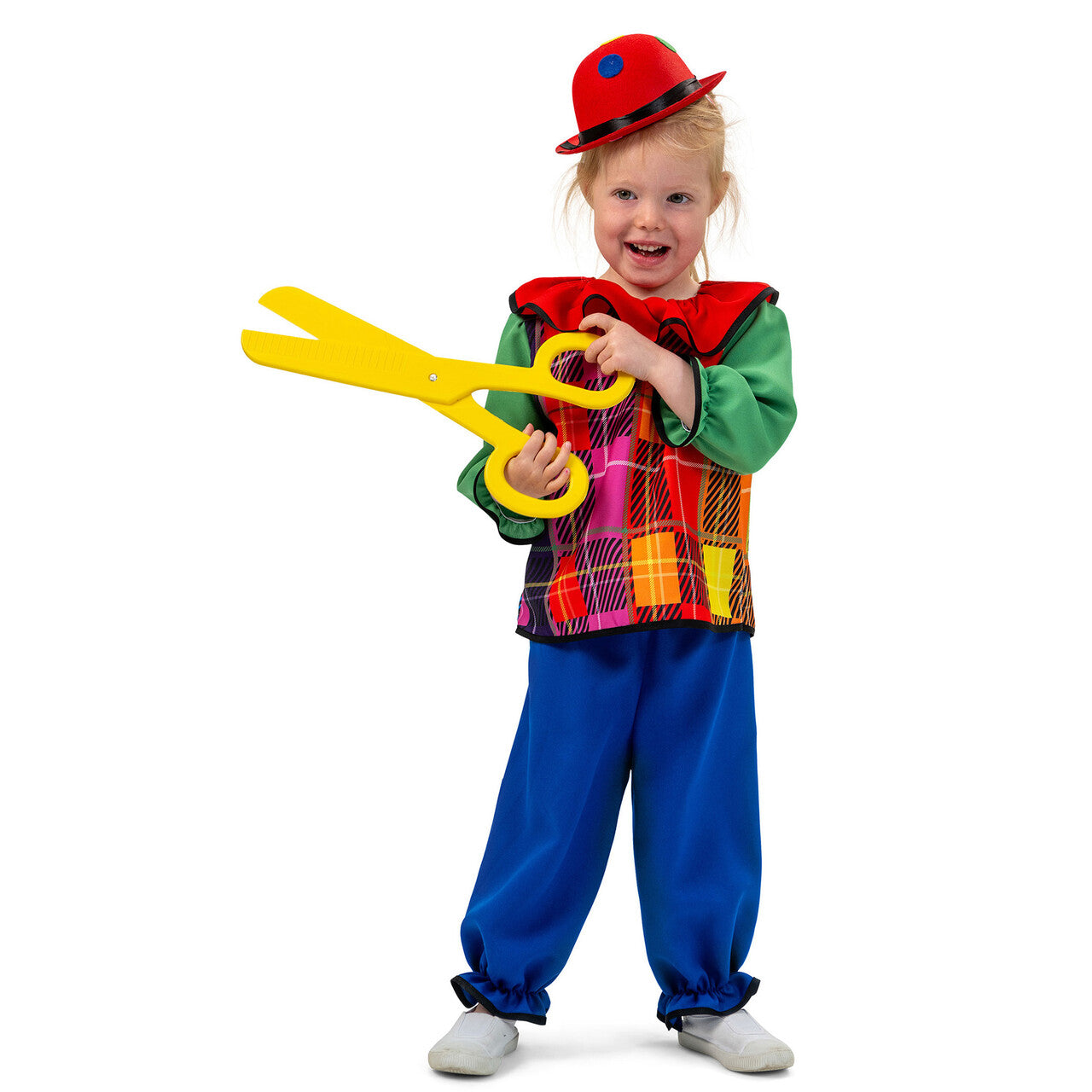 Op deze afbeelding zie je een Kostuums, van het merk Magic By Freddy's. Lollige Clown Lola Meisje Kostuum