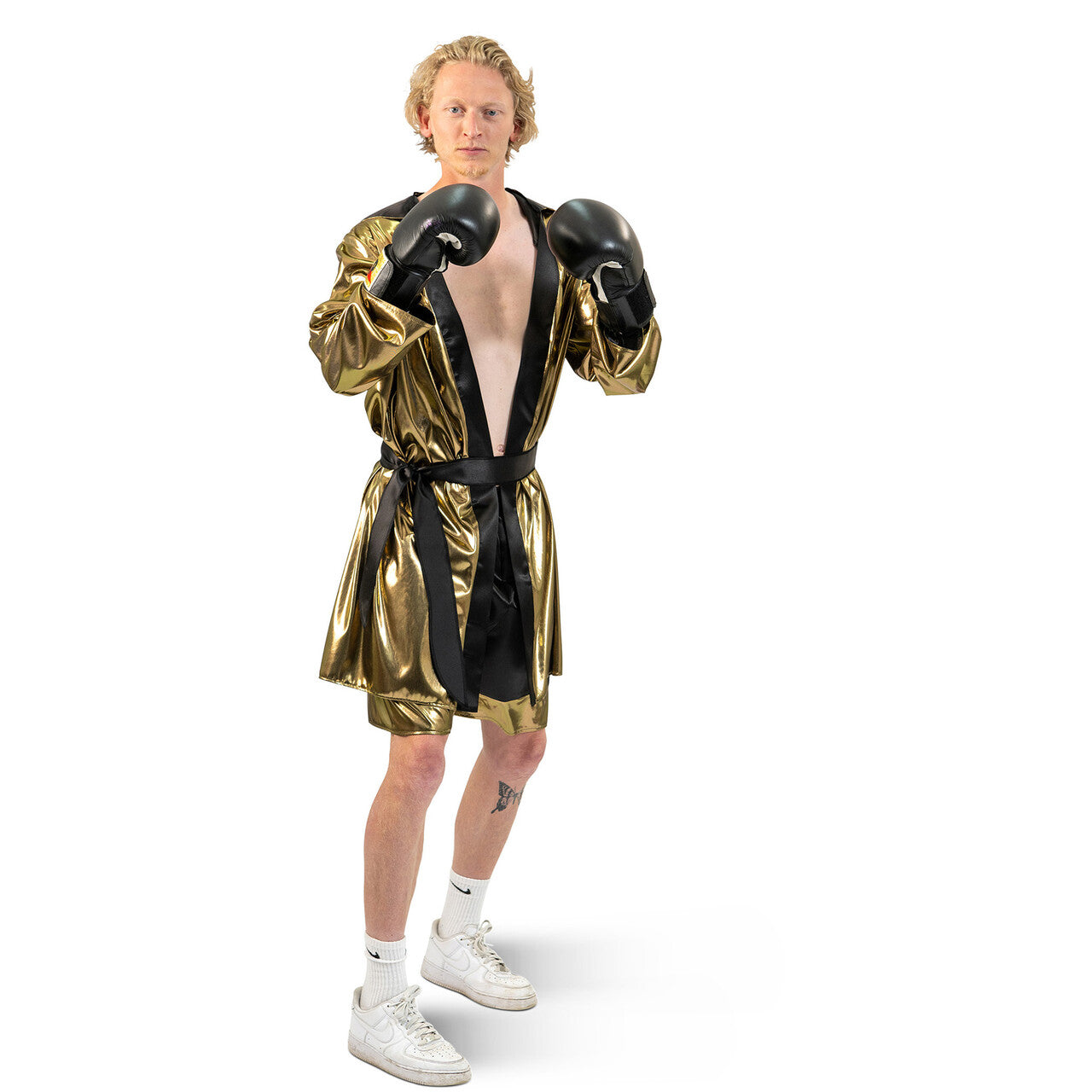 Op deze afbeelding zie je een Kostuums, van het merk Magic By Freddy's. Lichtgewicht Boxer Bennie Sterk Man Kostuum