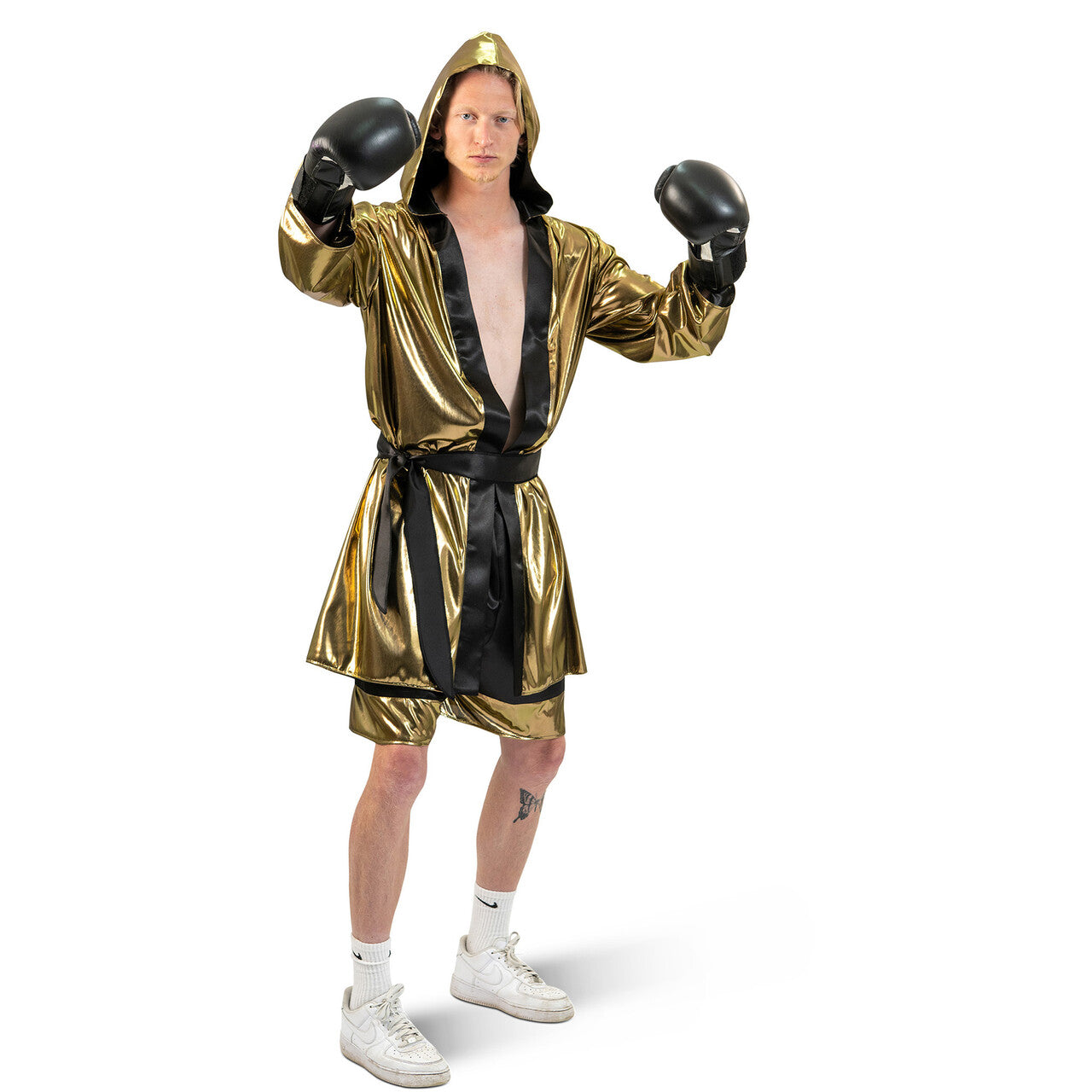 Op deze afbeelding zie je een Kostuums, van het merk Magic By Freddy's. Lichtgewicht Boxer Bennie Sterk Man Kostuum