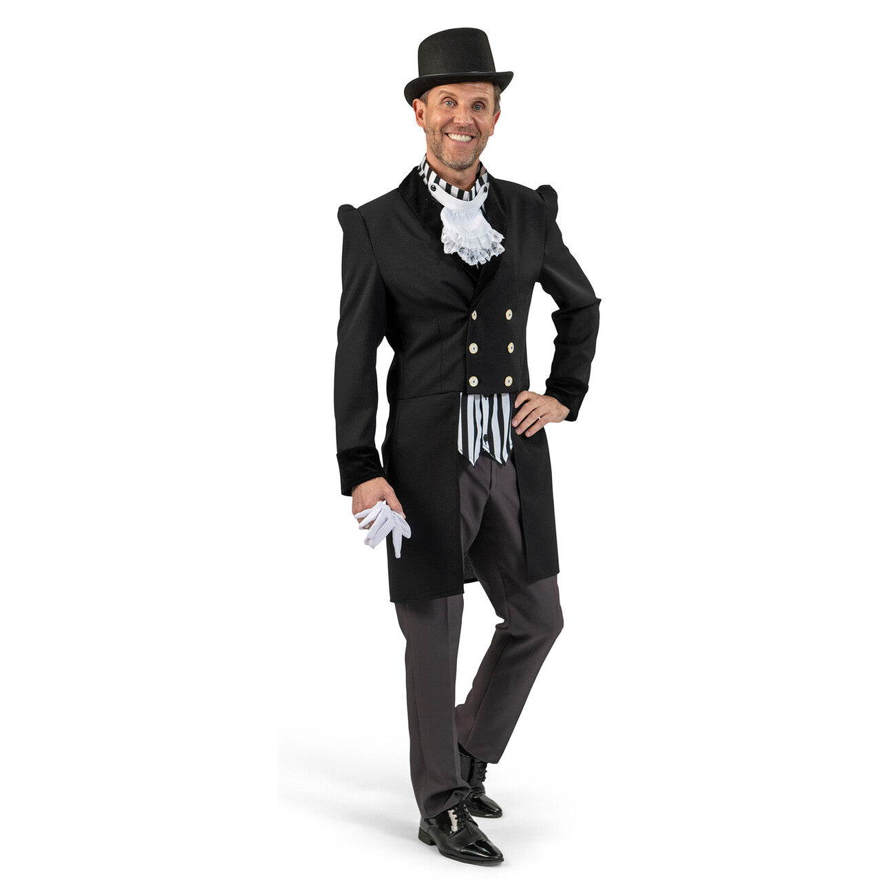 Op deze afbeelding zie je een Kostuums, van het merk Magic By Freddy's. Victoriaanse Man Victor Kostuum