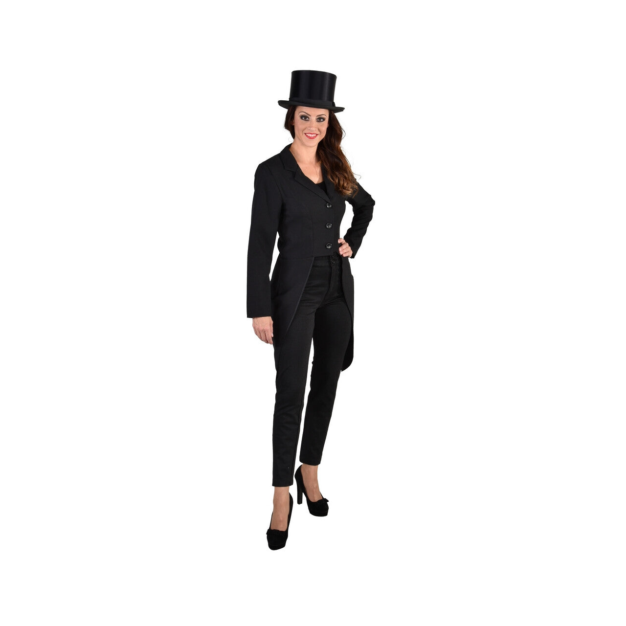 Op deze afbeelding zie je een Kostuums, van het merk Magic By Freddy's. Circus Slipjas Dressuur Ankie Zwart Vrouw