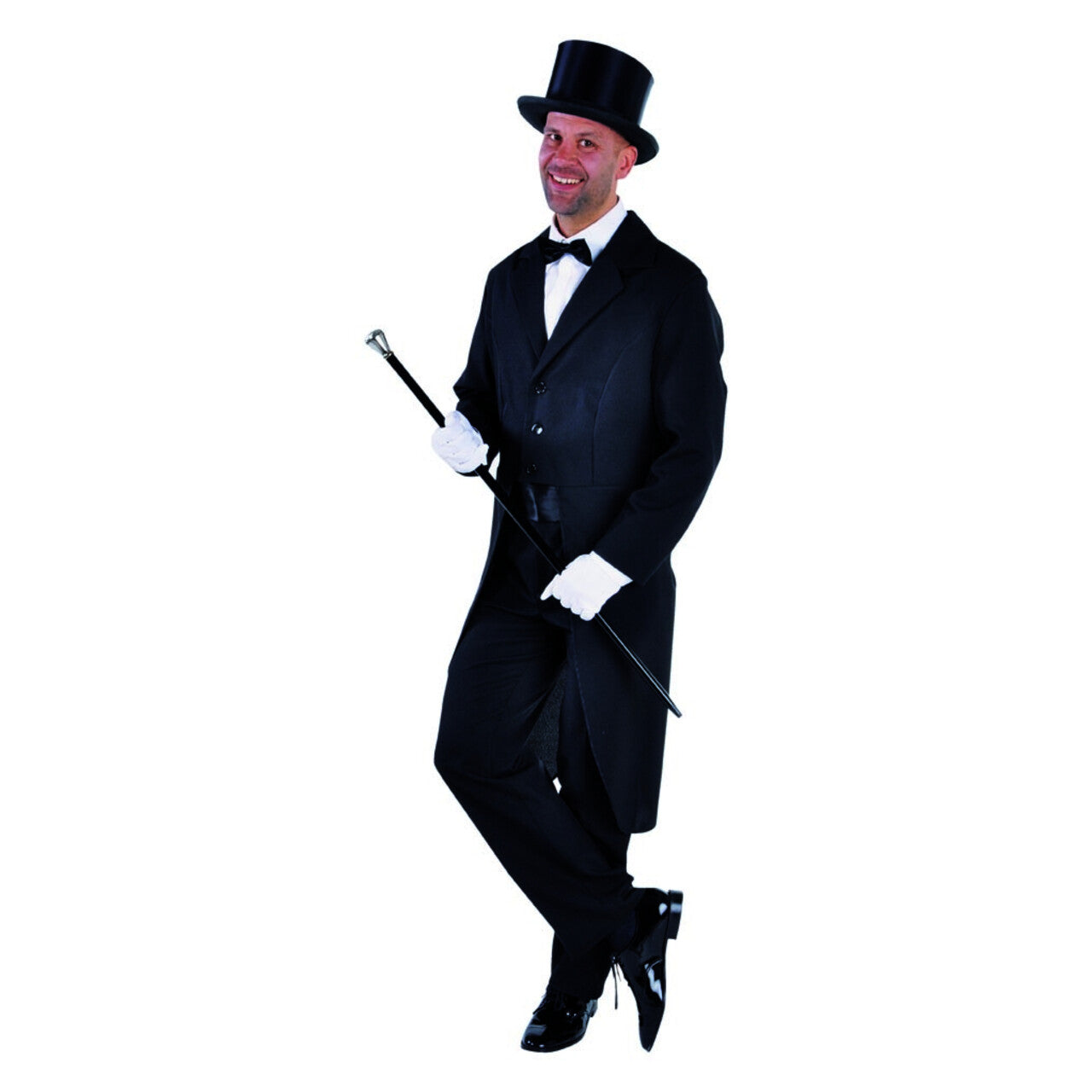 Op deze afbeelding zie je een Kostuums, van het merk Magic By Freddy's. Frackjas Fred Astaire Zwart Man