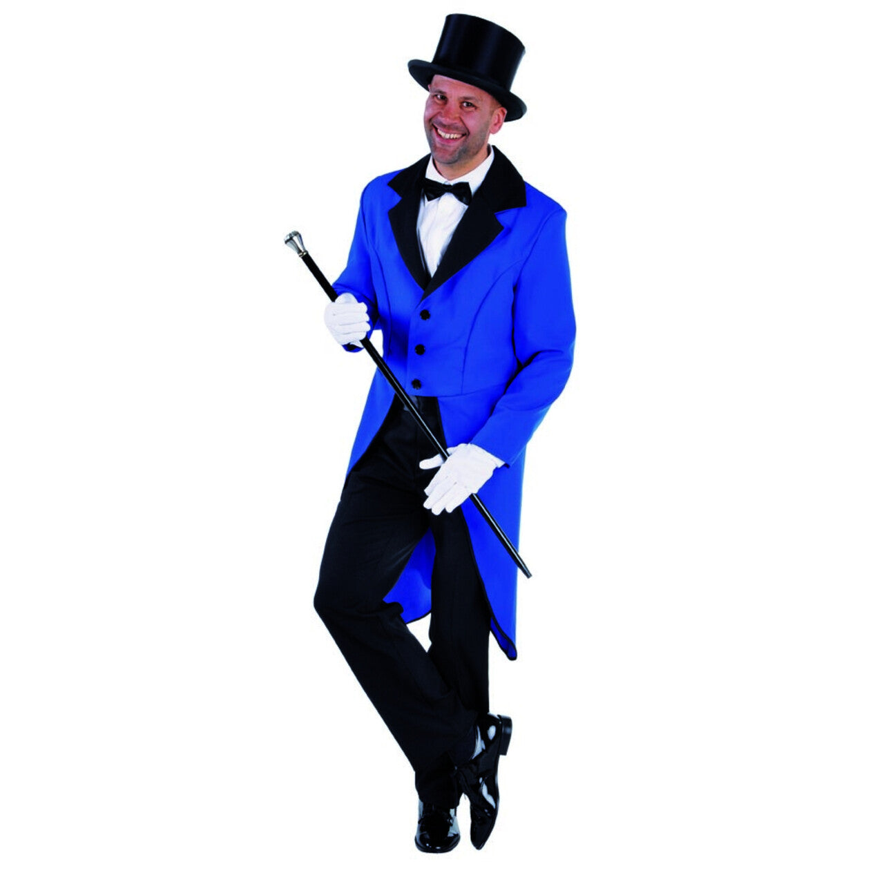 Op deze afbeelding zie je een Kostuums, van het merk Magic By Freddy's. Frackjas Fred Astaire Blauw Man