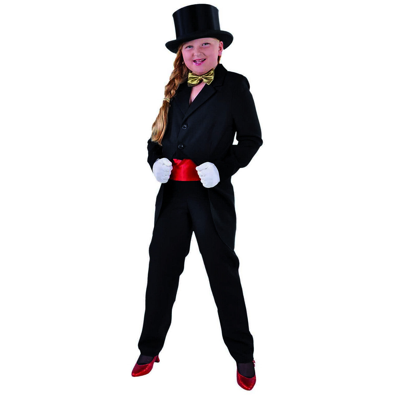 Op deze afbeelding zie je een Kostuums, van het merk Magic By Freddy's. Slipjas Voor Musical En Theater Kind