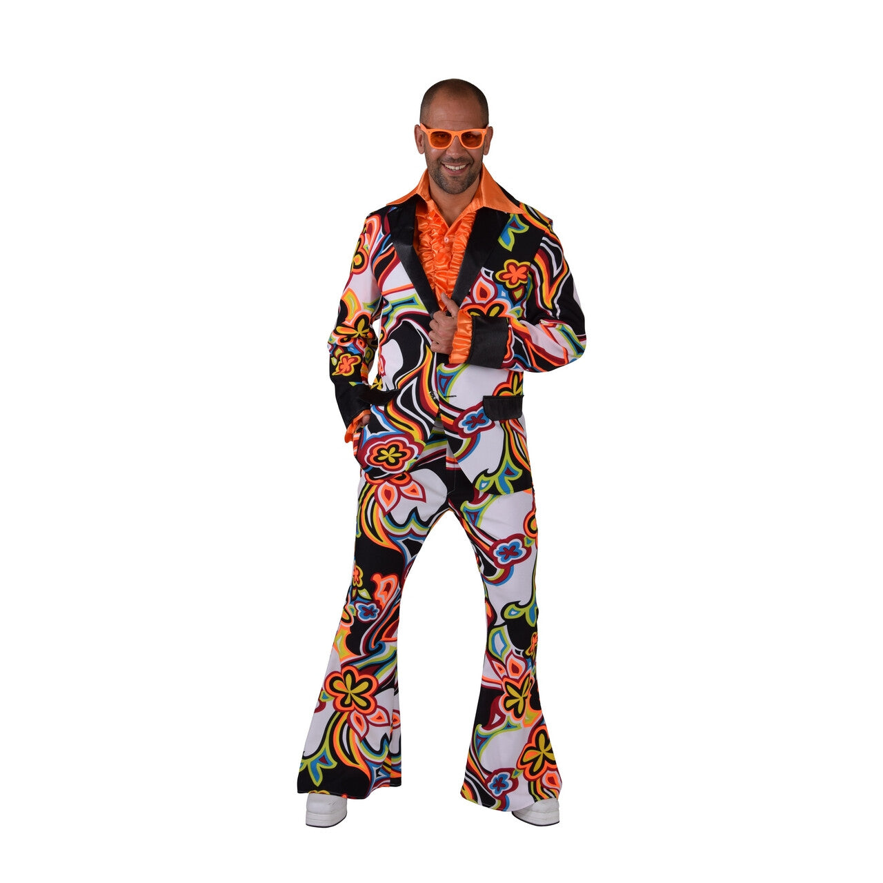 Op deze afbeelding zie je een Kostuums, van het merk Magic By Freddy's. Funky Fantasie Soul Jaren 70 Man Kostuum