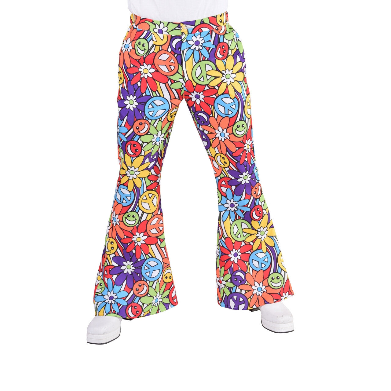 Op deze afbeelding zie je een Kostuums, van het merk Magic By Freddy's. Hippie Symbolen Jaren 60 Broek Man