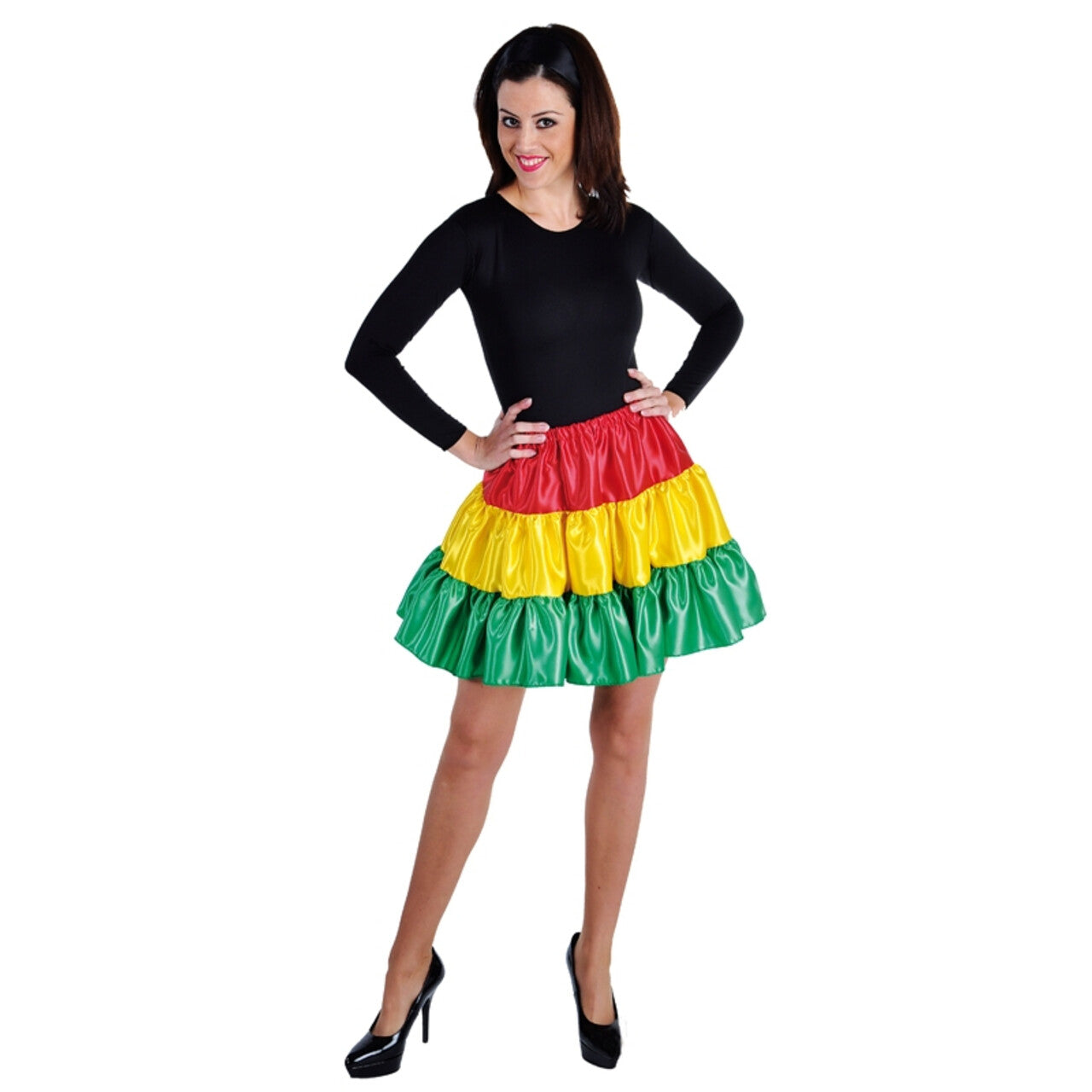 Op deze afbeelding zie je een Kostuums, van het merk Magic By Freddy's. Rock Around The Clock Volangen Rok Limburg Vrouw