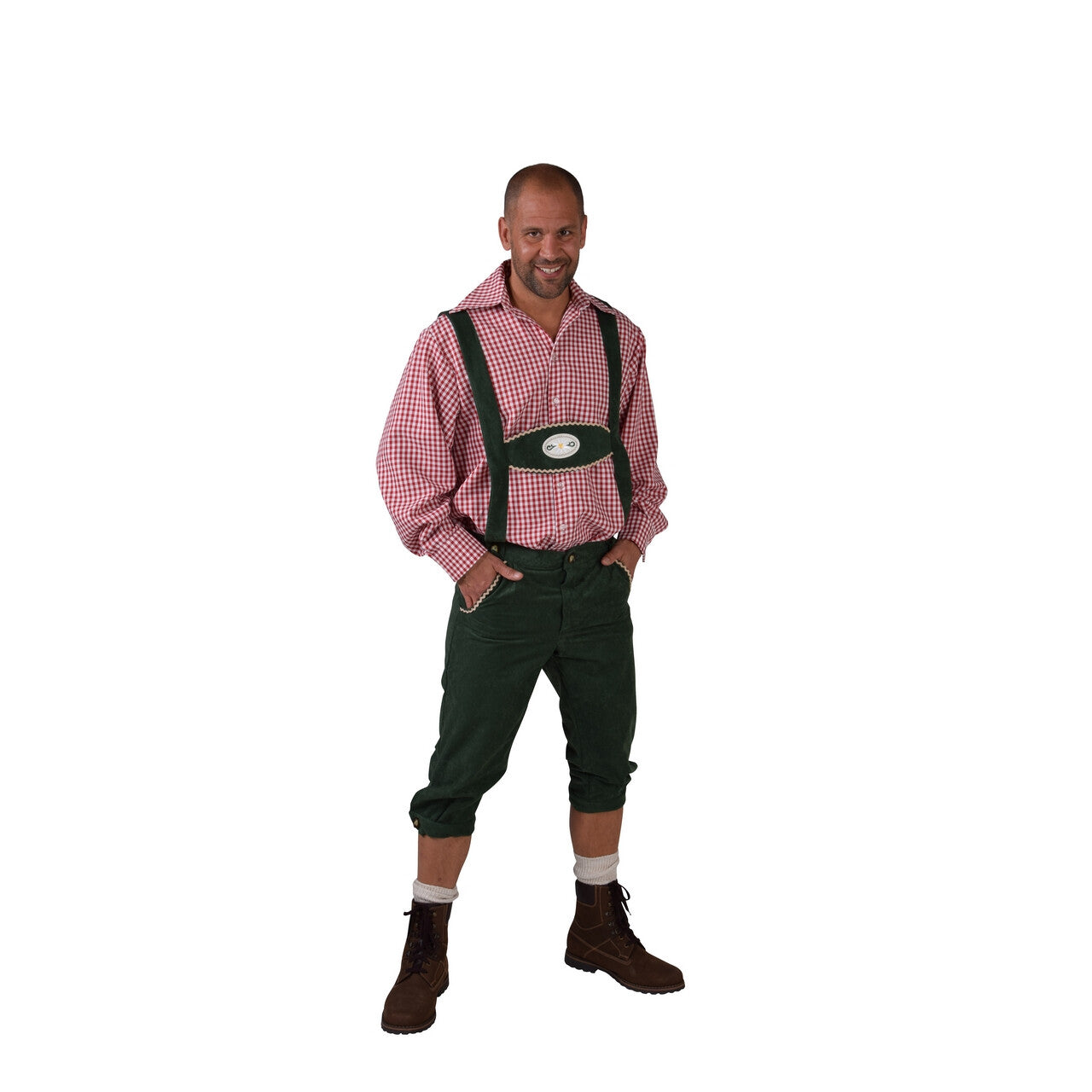 Op deze afbeelding zie je een Kostuums, van het merk Magic By Freddy's. Lederhosen Norbert Noch Ein Bier Groen Man