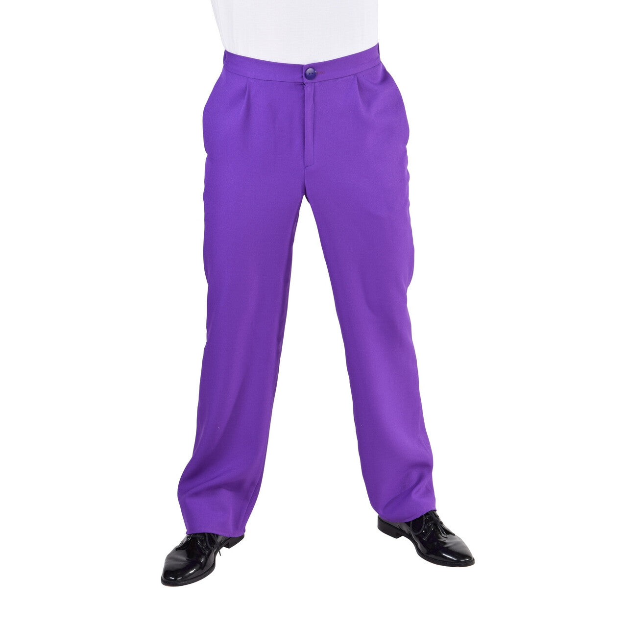 Op deze afbeelding zie je een Kostuums, van het merk Magic By Freddy's. Universele Paarse Pantalon Theater Man