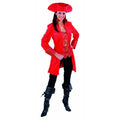 Mantel En Vest Gave Gravin Rood Vrouw