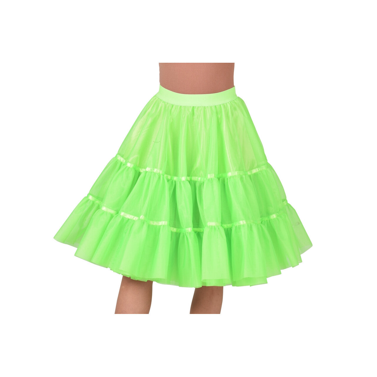 Op deze afbeelding zie je een Kostuums, van het merk Magic By Freddy's. Jaren 50 High School Petticoat Neon Groen Vrouw