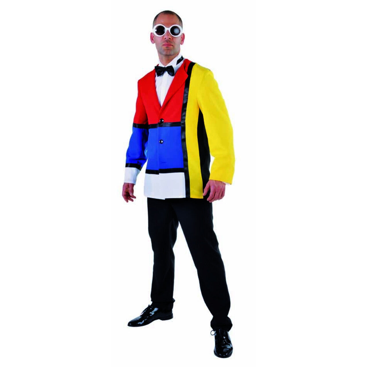 Op deze afbeelding zie je een Kostuums, van het merk Magic By Freddy's. Colbert Modern Art Mondriaan Man