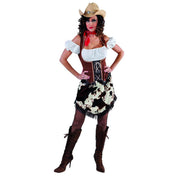 Op deze afbeelding zie je een Kostuums, van het merk Magic By Freddy's. Cowgirl Lucille Rodeo Kampioen Vrouw Kostuum