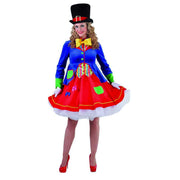 Op deze afbeelding zie je een Kostuums, van het merk Magic By Freddy's. Wilde Gekke Circus Clown Vrouw Kostuum