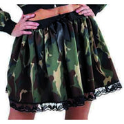 Op deze afbeelding zie je een Kostuums, van het merk Magic By Freddy's. Leger Camouflage Rok Hot Jungle Vrouw