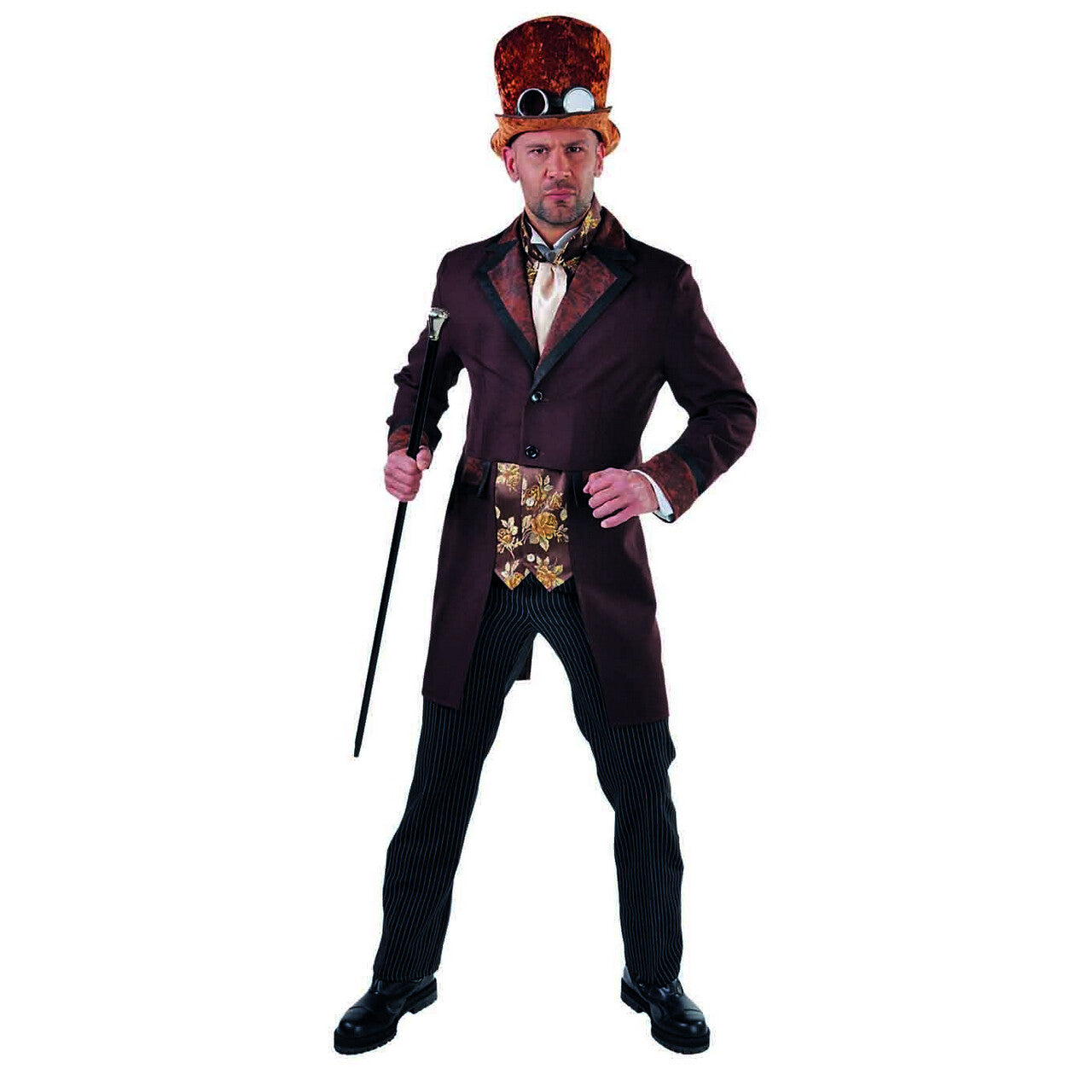 Op deze afbeelding zie je een Kostuums, van het merk Magic By Freddy's. Victoriaans Steampunk Sam Man Kostuum