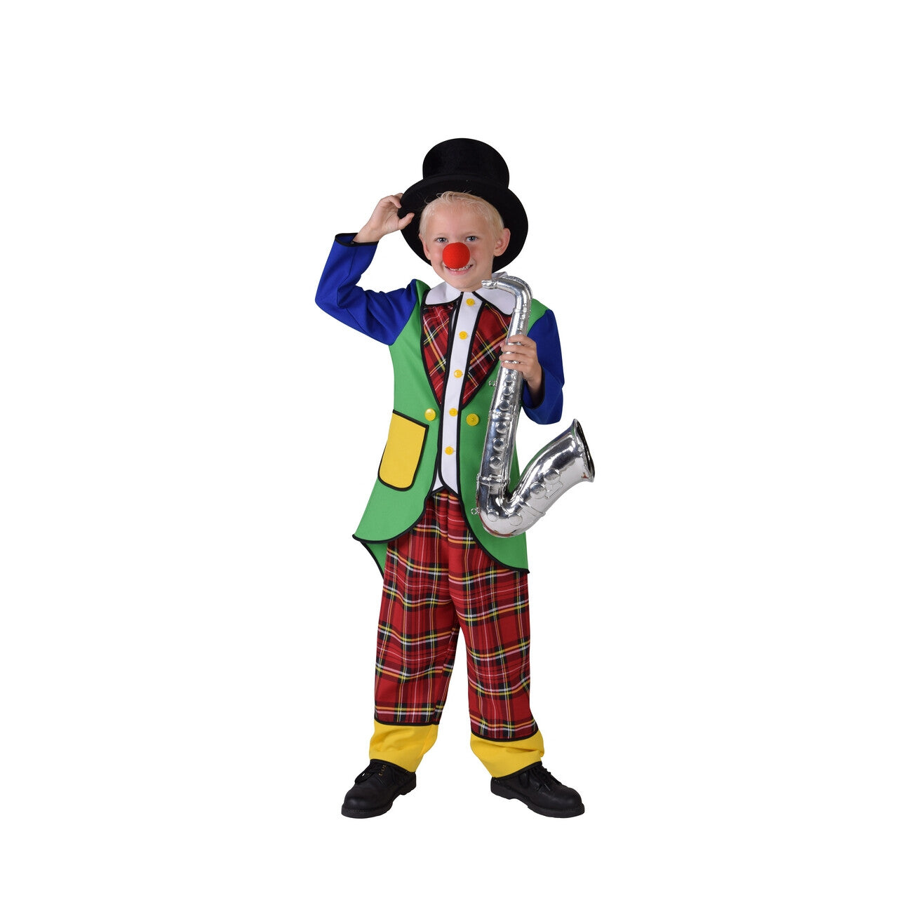 Op deze afbeelding zie je een Kostuums, van het merk Magic By Freddy's. Pipo De Clown Circus Artiest Kind Kostuum