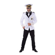 Op deze afbeelding zie je een Kostuums, van het merk Magic By Freddy's. Colbert Loveboat Kapitein Met Gouden Biezen Man
