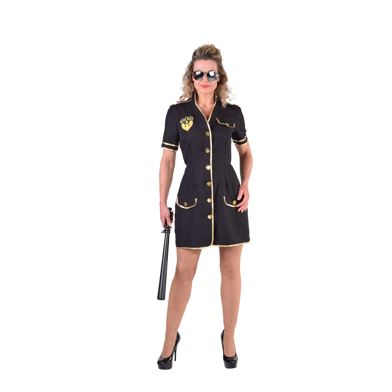 Op deze afbeelding zie je een Kostuums, van het merk Magic By Freddy's. Handhaver Der Wet Agente Vrouw Kostuum