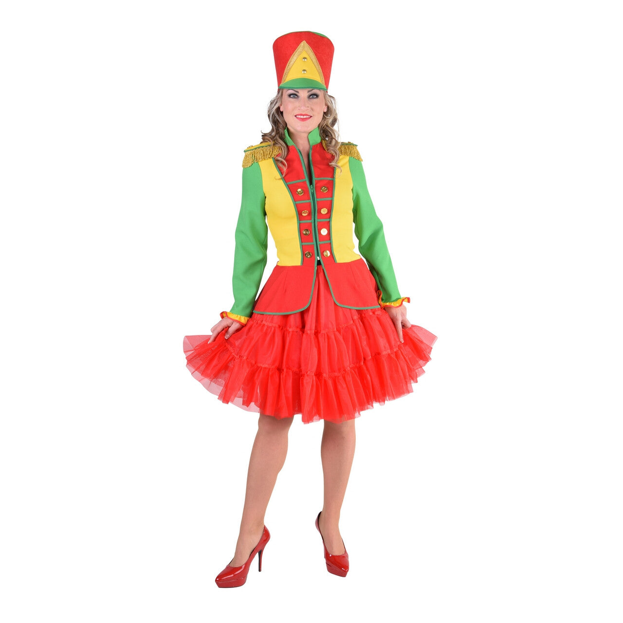 Op deze afbeelding zie je een Kostuums, van het merk Magic By Freddy's. Officier In De Orde Van Carnaval Jas Vrouw