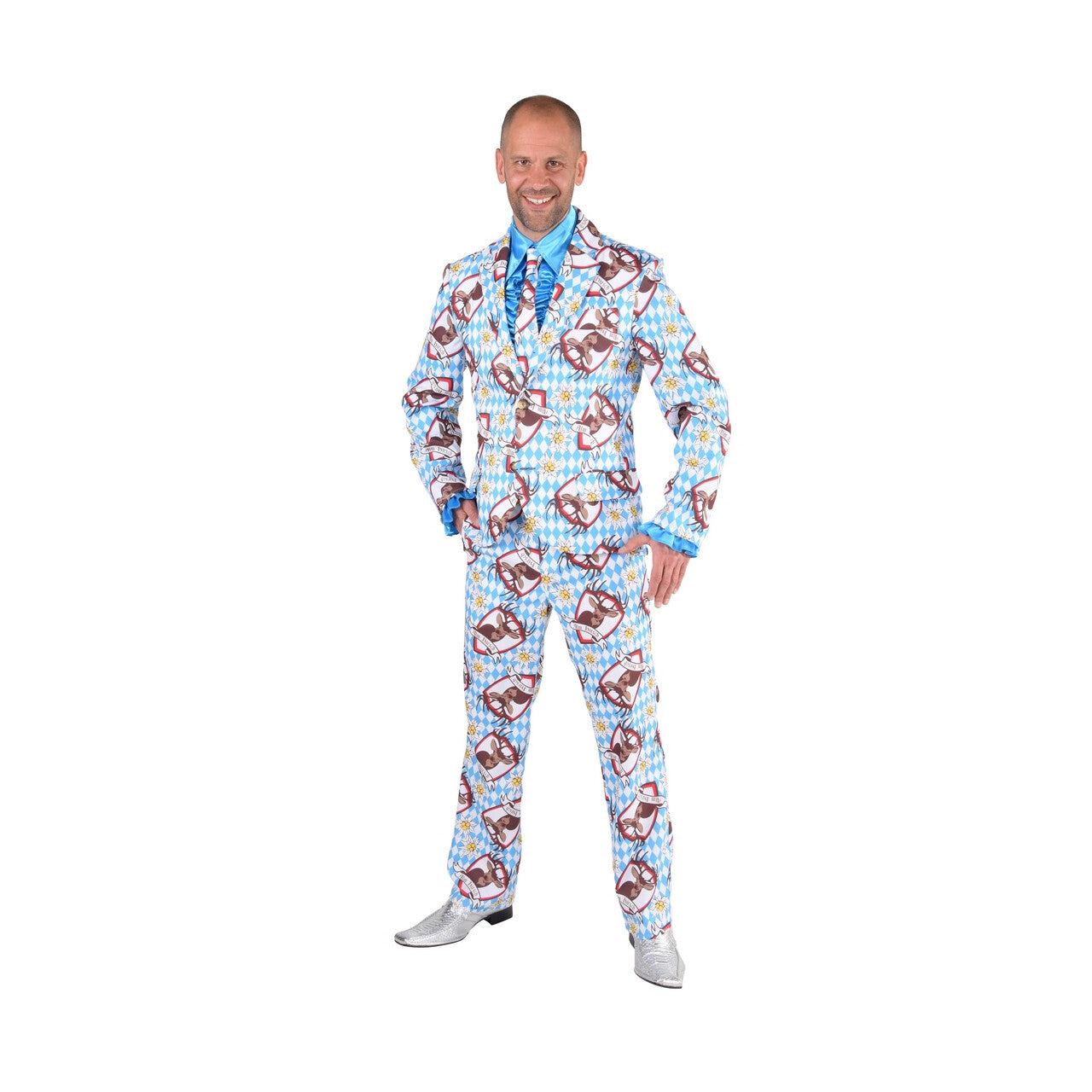 Op deze afbeelding zie je een Kostuums, van het merk Magic By Freddy's. Oktoberfest Op Chique Man Kostuum