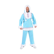 Op deze afbeelding zie je een Kostuums, van het merk Magic By Freddy's. Immuun Voor De Kou Eskimo Noordpool Man Kostuum