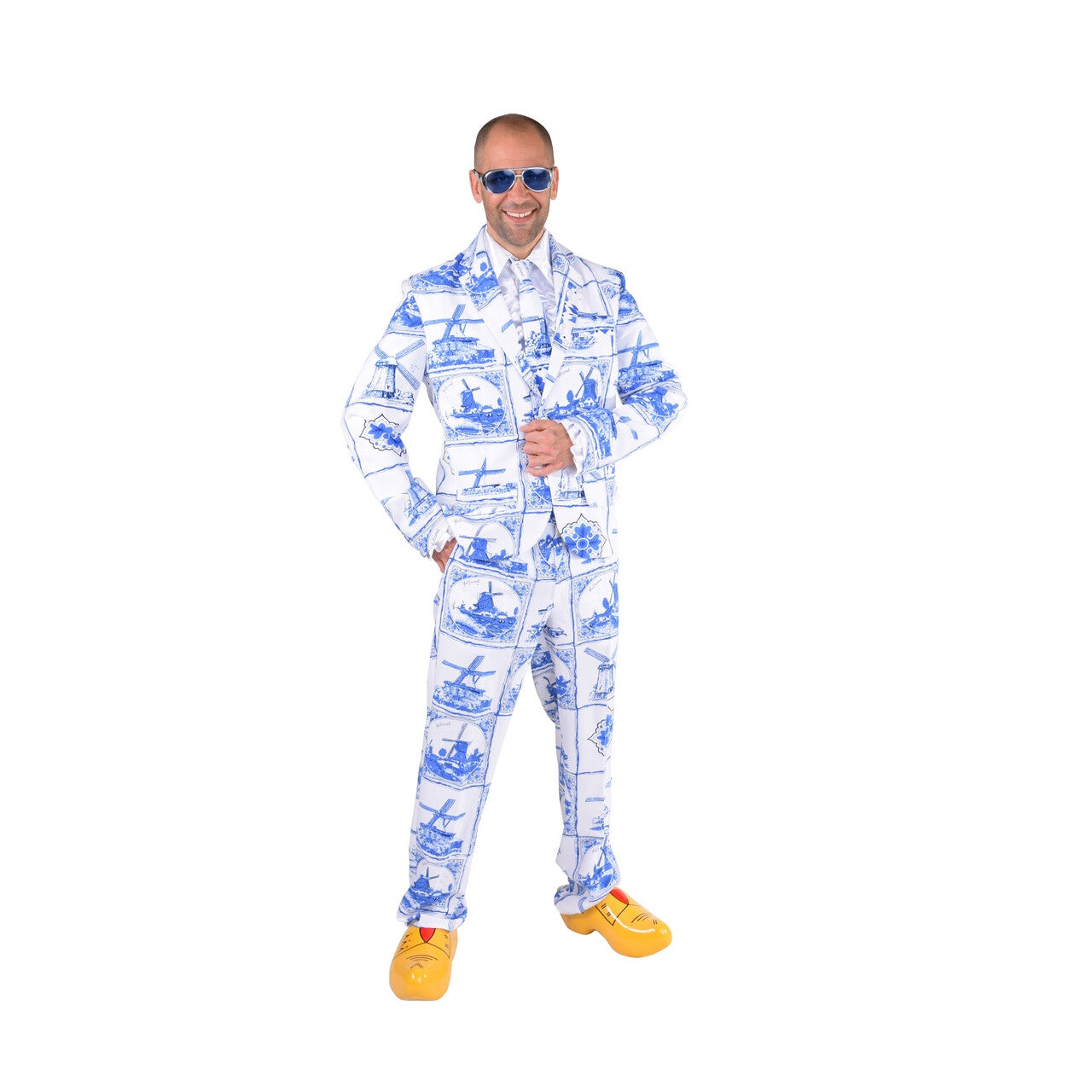 Op deze afbeelding zie je een Kostuums, van het merk Magic By Freddy's. Traditionele Delfts Blauwe Tegel Man Kostuum