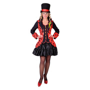 Op deze afbeelding zie je een Kostuums, van het merk Magic By Freddy's. Lieveheersbeestje Rood Zwarte Kever Slipjas Vrouw