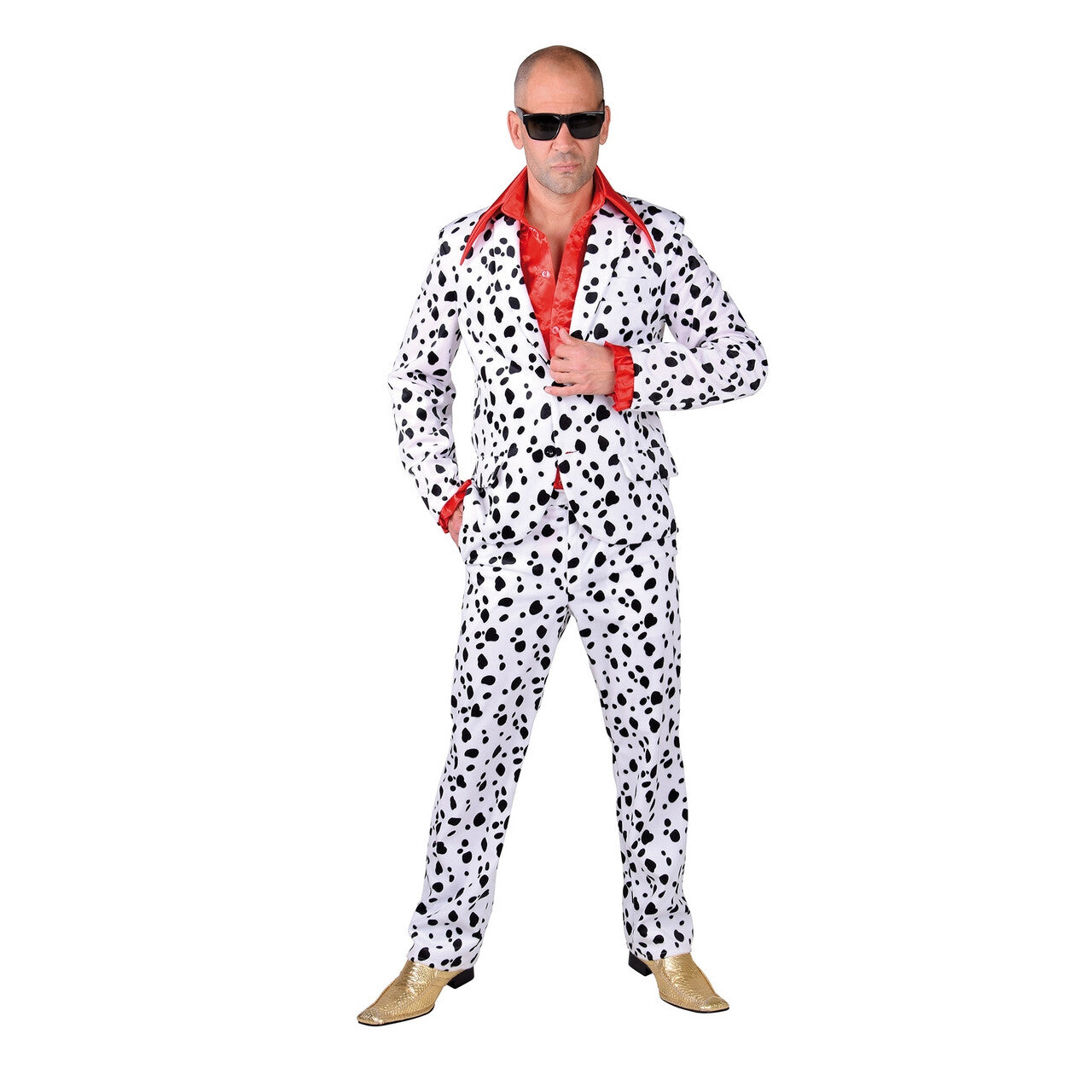 Op deze afbeelding zie je een Kostuums, van het merk Magic By Freddy's. Rijst Met Krenten Hond Dalmatier Man Kostuum