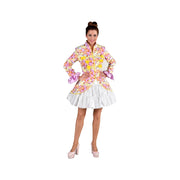 Op deze afbeelding zie je een Kostuums, van het merk Magic By Freddy's. Roze Snoep Hartjes Sweet Heart Jas Vrouw
