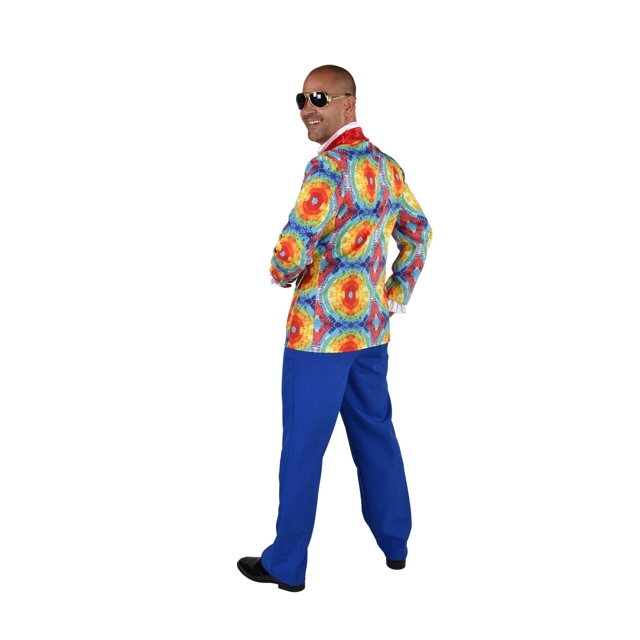 Op deze afbeelding zie je een Kostuums, van het merk Magic By Freddy's. Hippie Op Chic Jaren 60 Batik Colbert Man