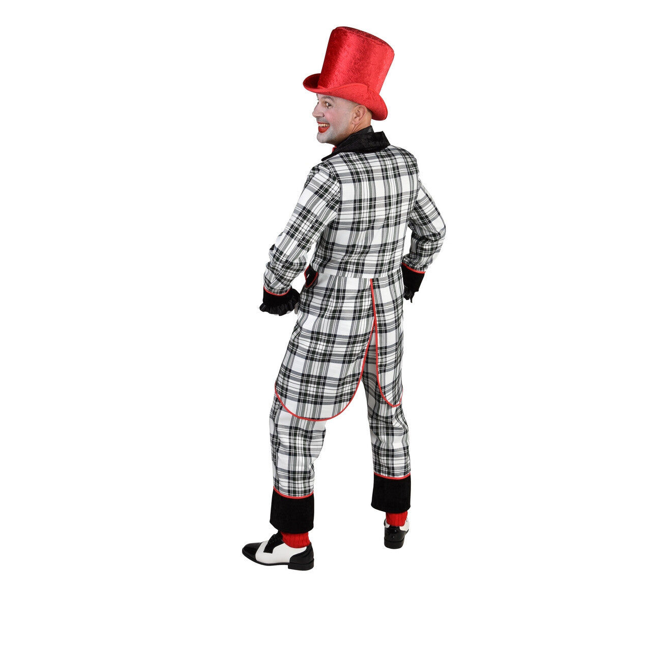 Op deze afbeelding zie je een Kostuums, van het merk Magic By Freddy's. Compleet Groot Russisch Staatscircus Clown Man Kostuum