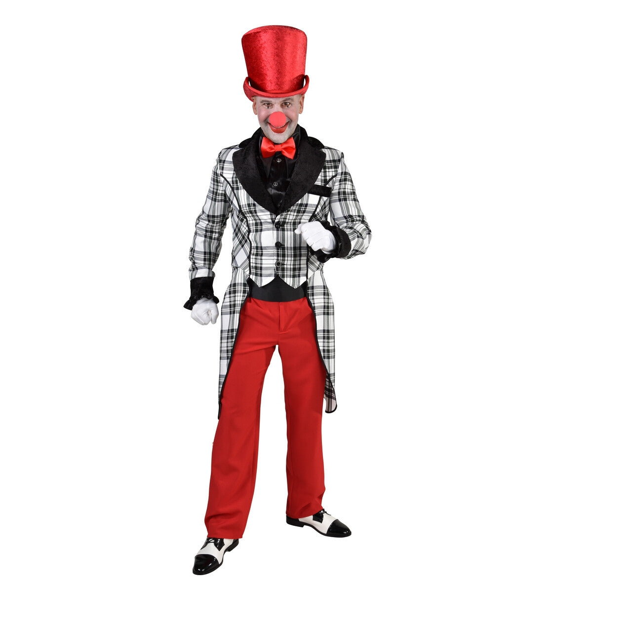 Op deze afbeelding zie je een Kostuums, van het merk Magic By Freddy's. Slipjas Clown Groot Russisch Staatscircus Man