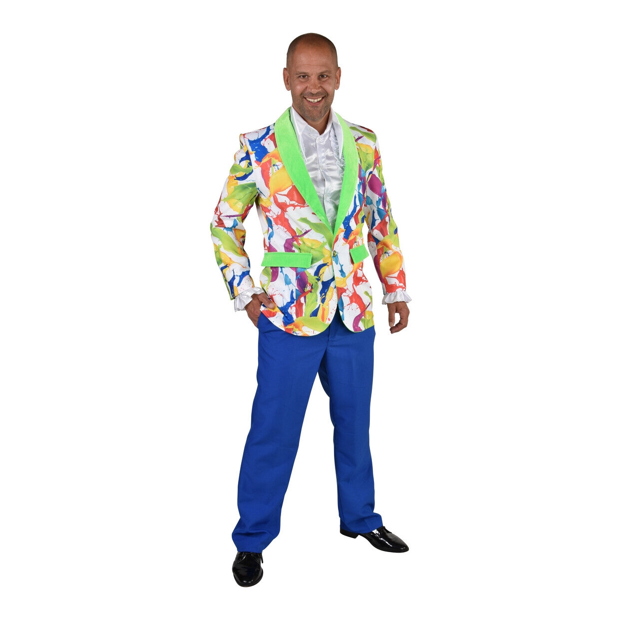 Op deze afbeelding zie je een Kostuums, van het merk Magic By Freddy's. Colbert Verfspatten Wilde Schilder Man