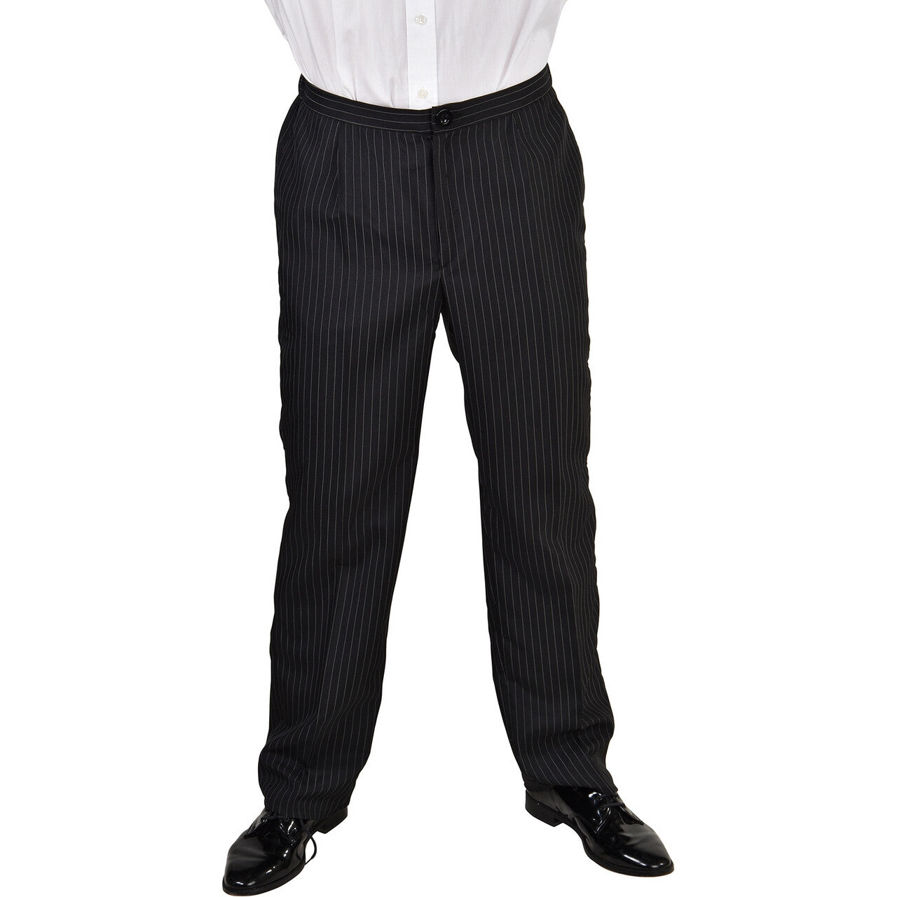 Op deze afbeelding zie je een Kostuums, van het merk Magic By Freddy's. Maffia Krijtstreep Trouw Broek Man