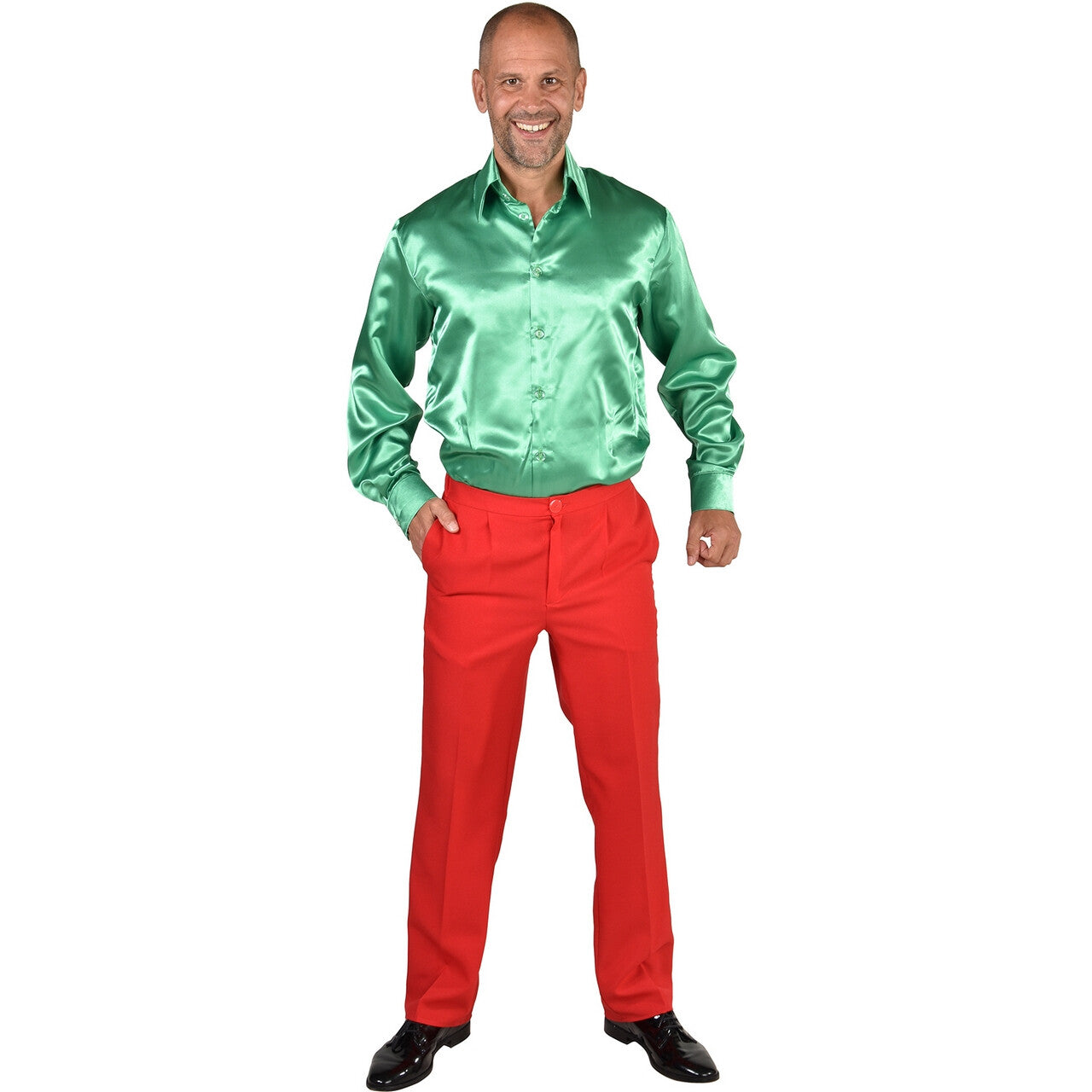 Op deze afbeelding zie je een Kostuums, van het merk Magic By Freddy's. Gladde Praatjesmaker Joker Blouse Man
