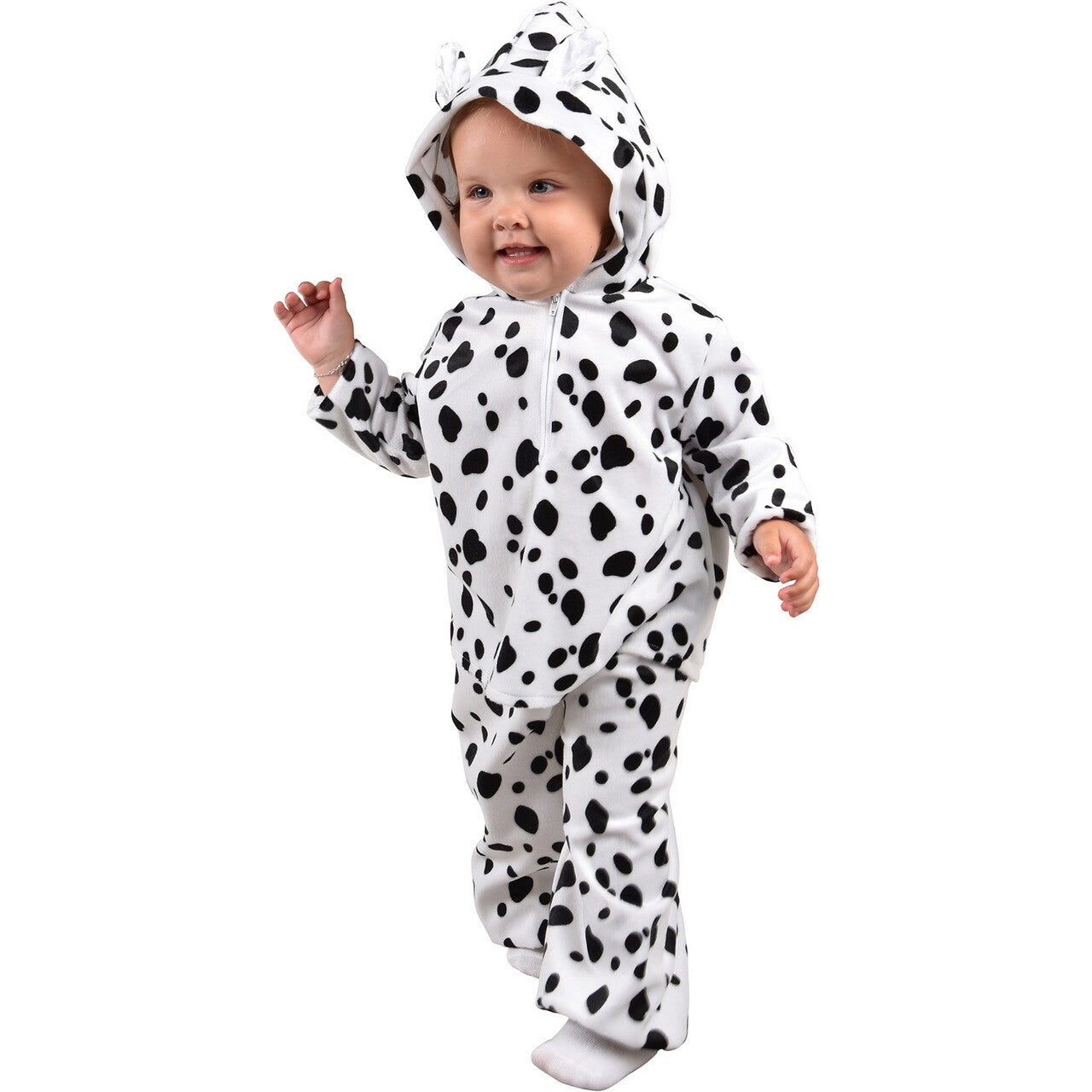 Op deze afbeelding zie je een Kostuums, van het merk Magic By Freddy's. Baby Da Da Dalmatier Kind Kostuum