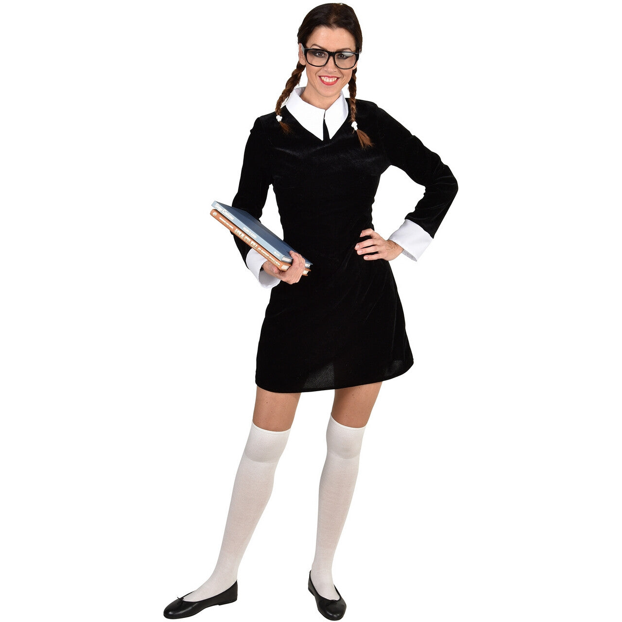 Op deze afbeelding zie je een Kostuums, van het merk Magic By Freddy's. Schoolmeisje Britney Heeft Het Weer Gedaan Vrouw Kostuum