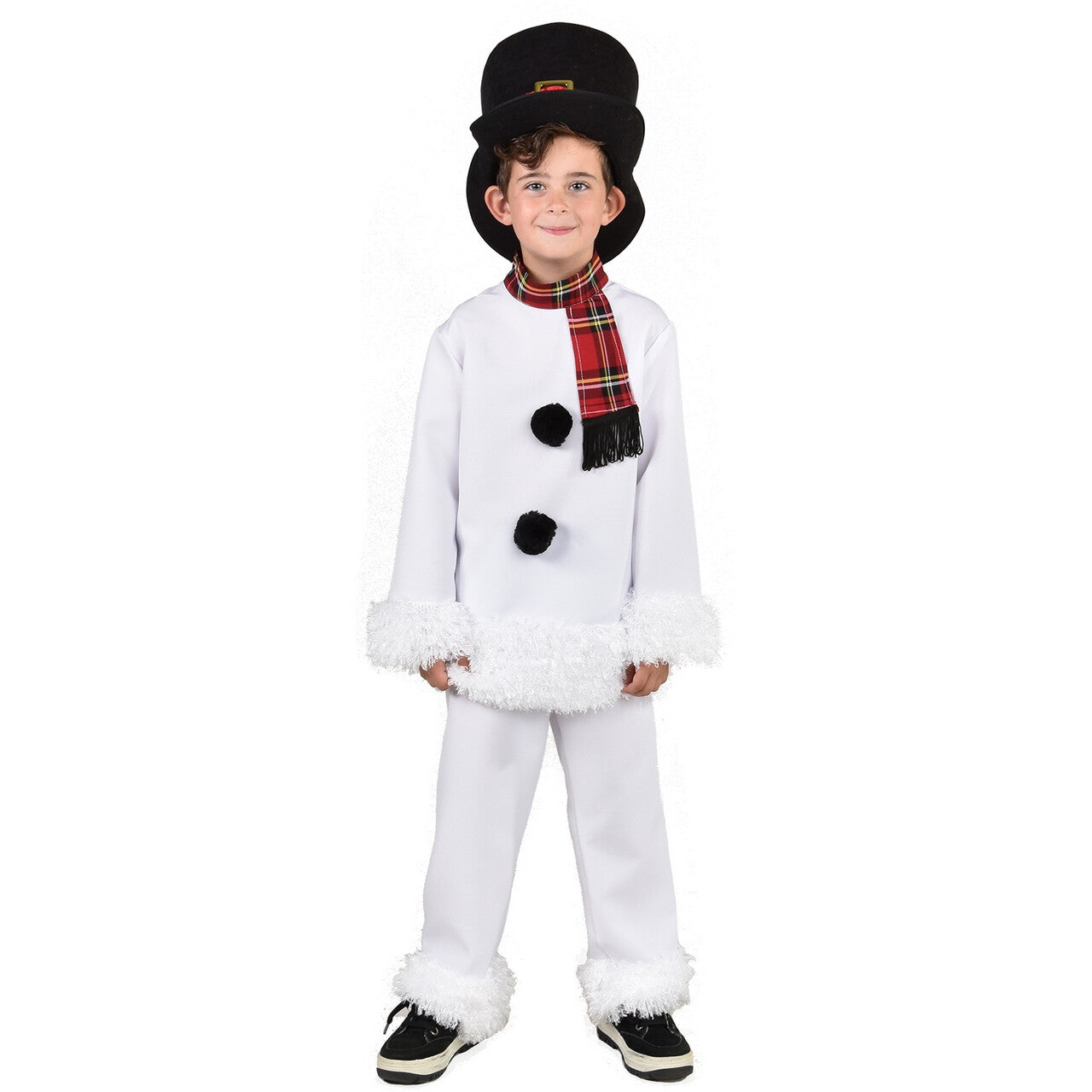 Op deze afbeelding zie je een Kostuums, van het merk Magic By Freddy's. Ollie De Warme Sneeuwpop Jongen Kostuum