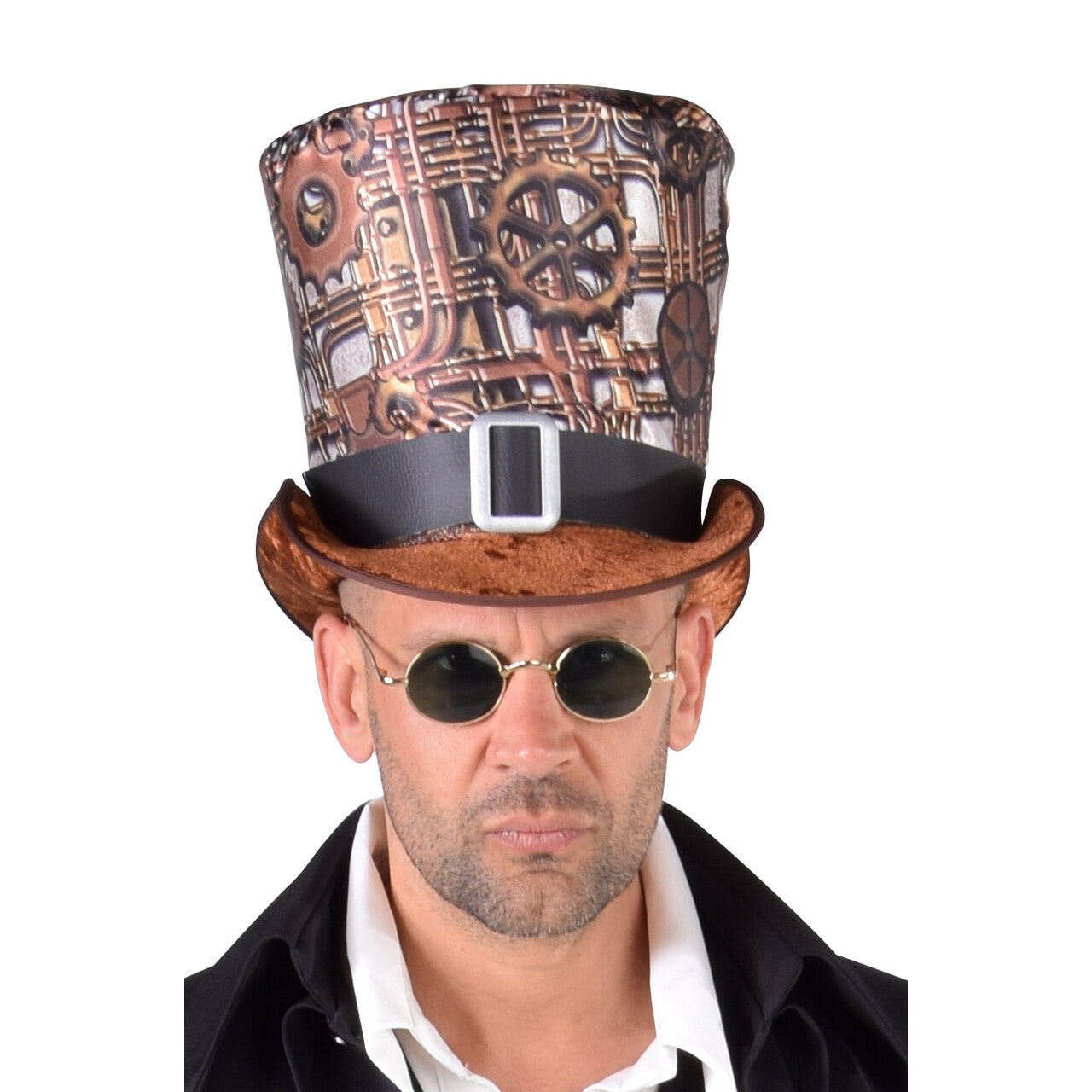 Op deze afbeelding zie je een Accessoires, van het merk Magic By Freddy's. Hoge Hoed Steampunk Robowild