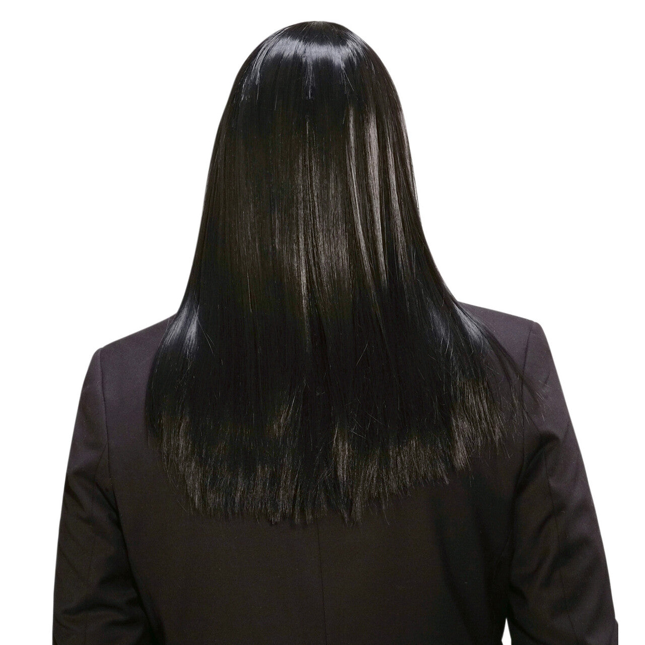 Op deze afbeelding zie je een Accessoires, van het merk Widmann. Pruik Gothic Victor Zwart