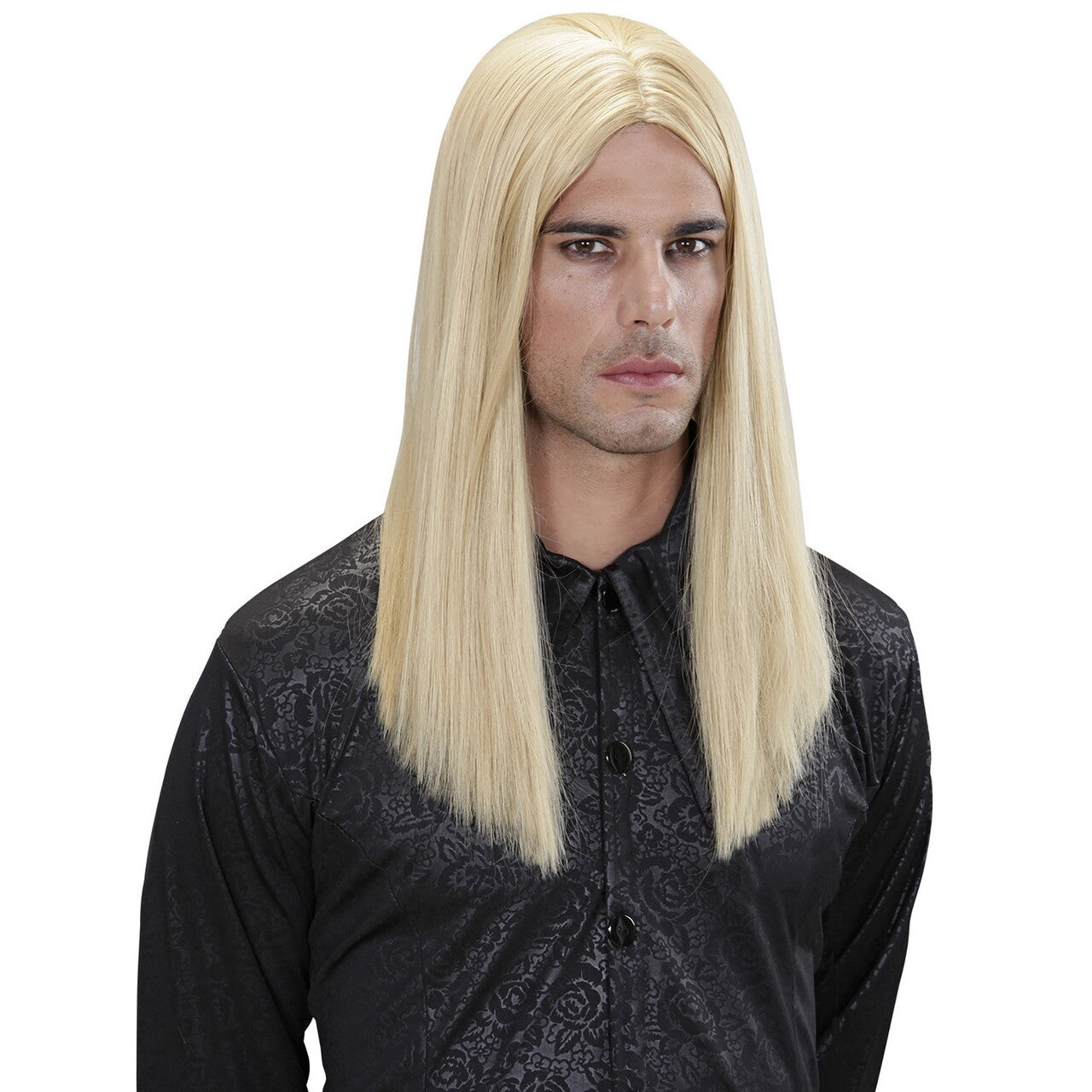 Op deze afbeelding zie je een Accessoires, van het merk Widmann. Pruik Gothic Victor Blond