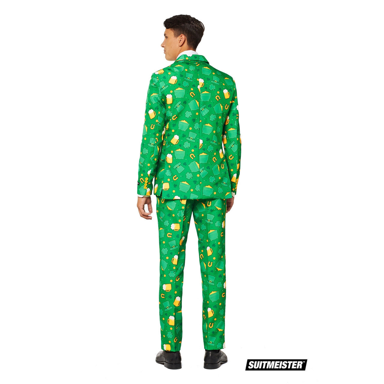 Op deze afbeelding zie je een Kostuums, van het merk Suitmeister. St. Patrick Day Symbolen Man Kostuum